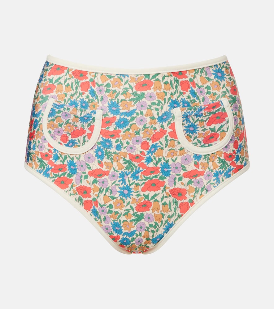 Polly floral bikini bottoms