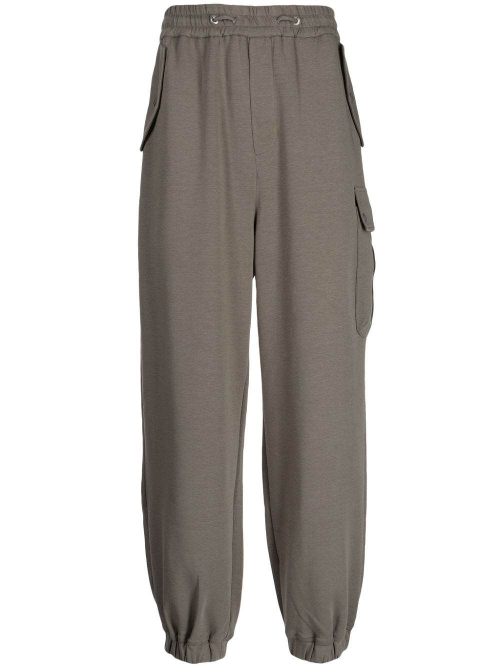 Panther drawstring jersey track pants - Green