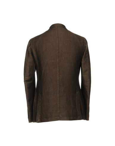 L. b.m. 1911 Man Blazer Light brown Size 40 Linen, Cotton