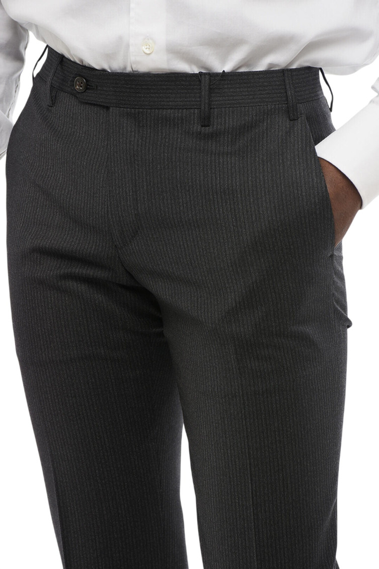 Dark Grey Tailored Trousers
