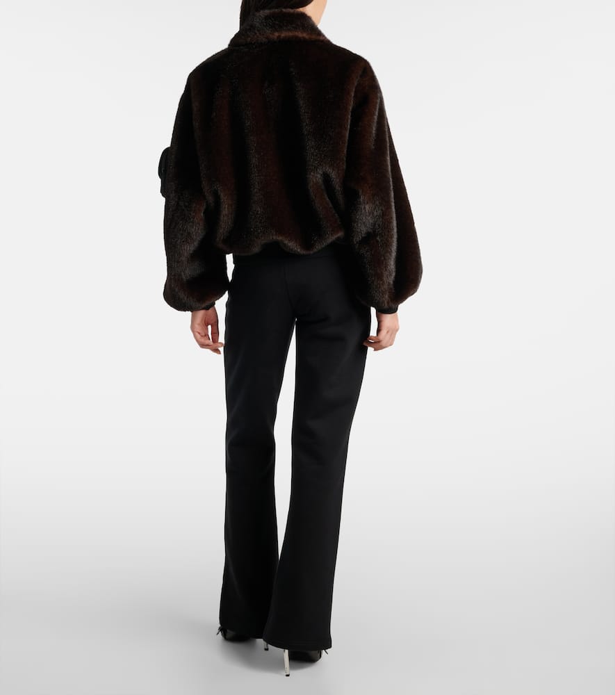 Cropped bomber jacket