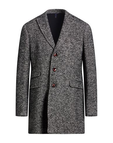 Man Coat Midnight blue Size 42 Wool, Acrylic, Synthetic fibers, Alpaca wool, Merino Wool