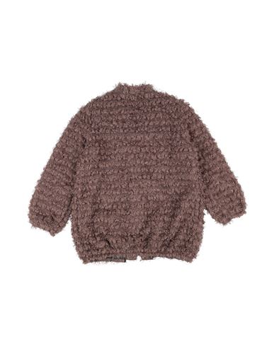 Caffé D'orzo Kid Girl Jacket Light brown Size 10 Polyester, Viscose, Elastane
