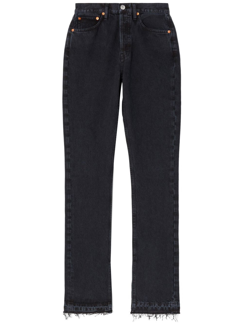 Skinny-cut boot trousers - Black