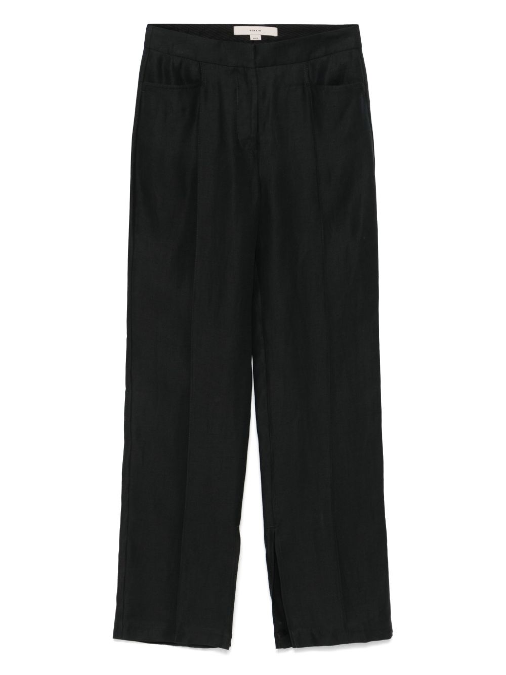REMAIN raised-seam trousers - Black
