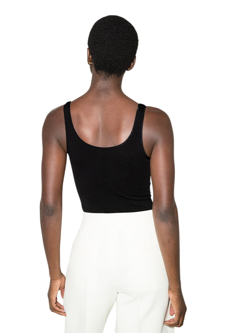 Wolford - sleeveless stretch body with rounded neckline