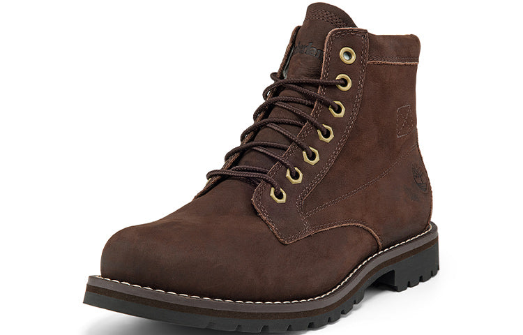Redwood Falls Wide Fit Waterproof Boots 'Dark Brown Full Grain'