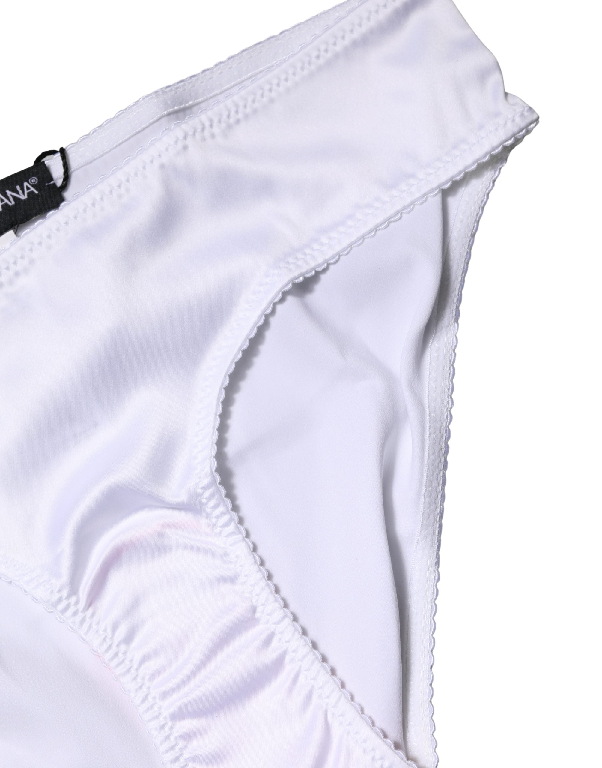 Silk Stretch Brief — White