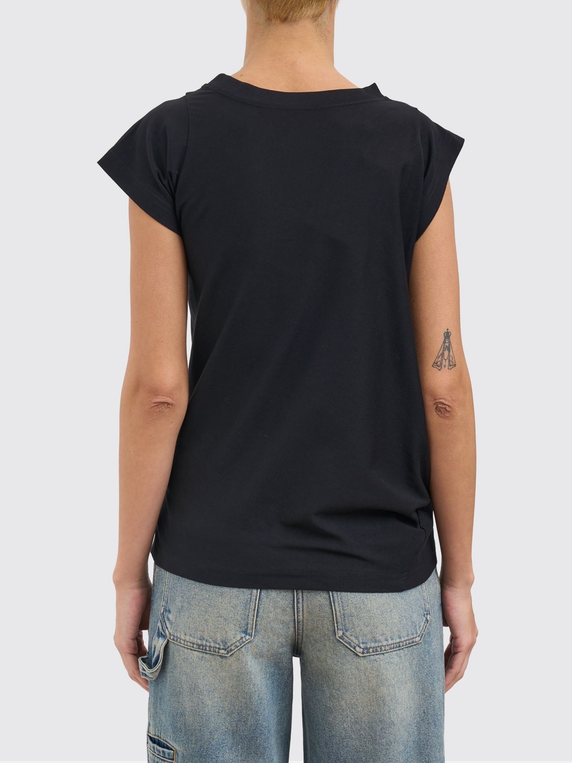 T-Shirt COURRÈGES Woman color Black