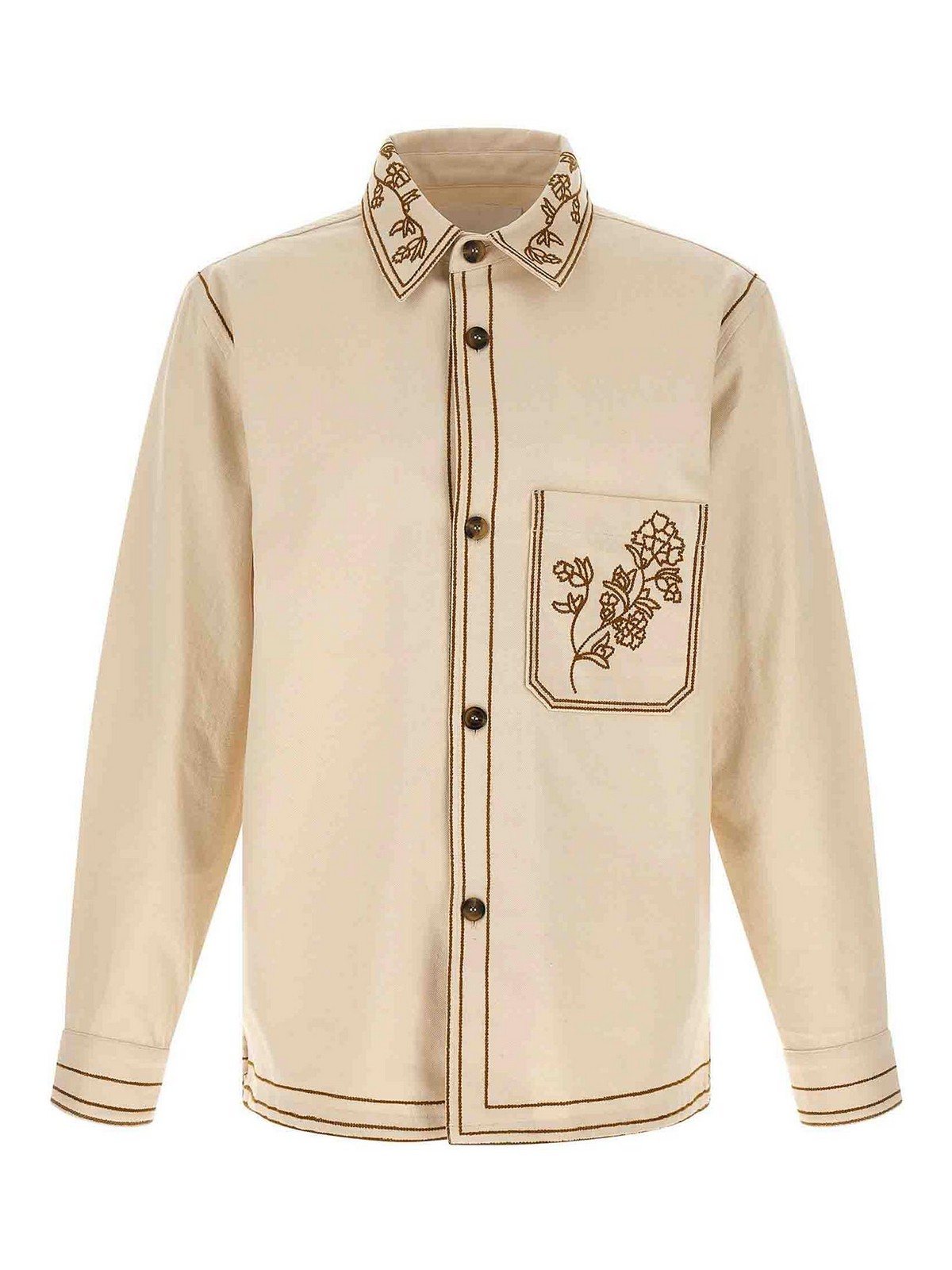 Marant Rudy Floral Embroidered Overshirt