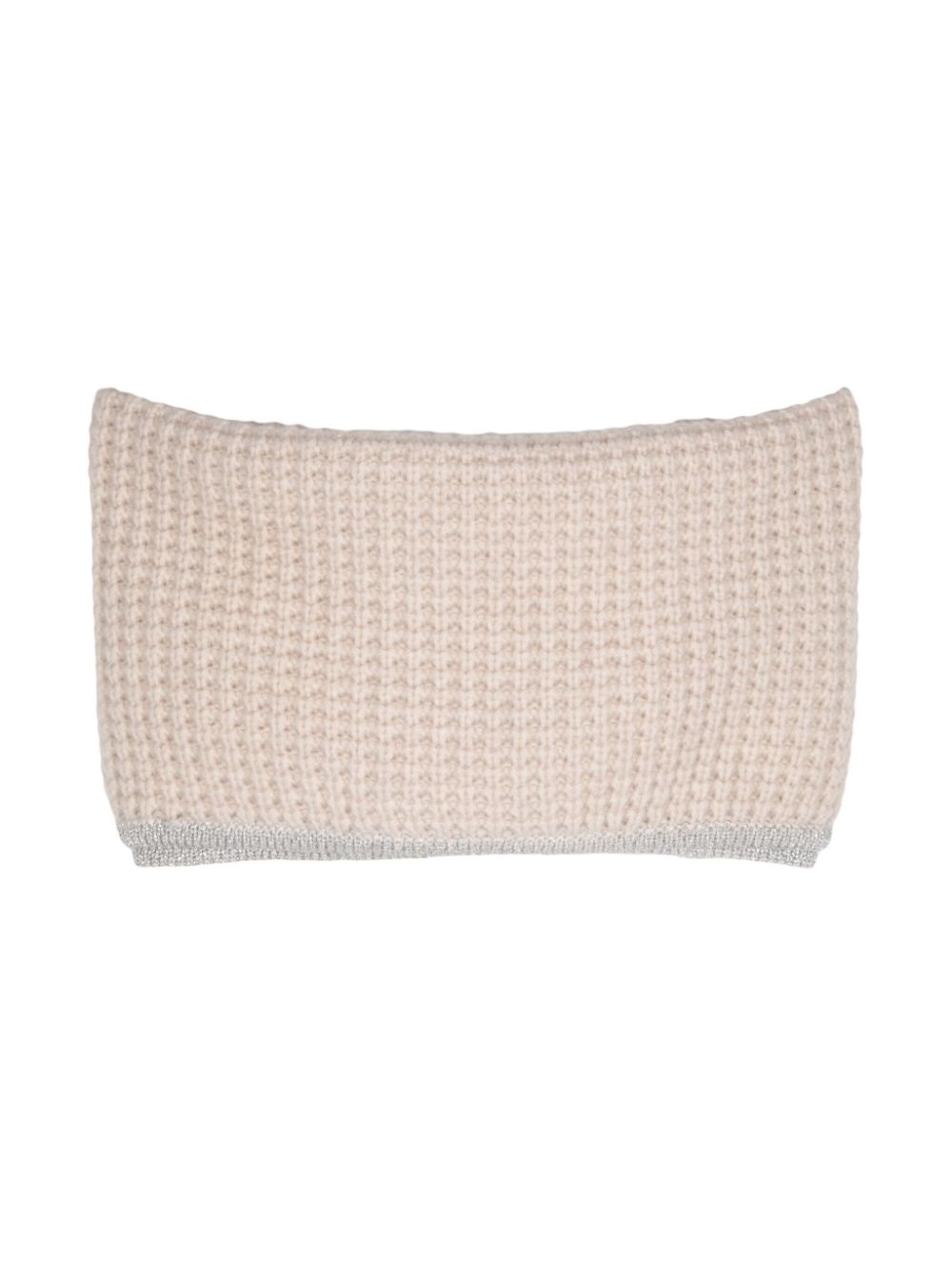 Waffle Stitch scarf - Neutrals