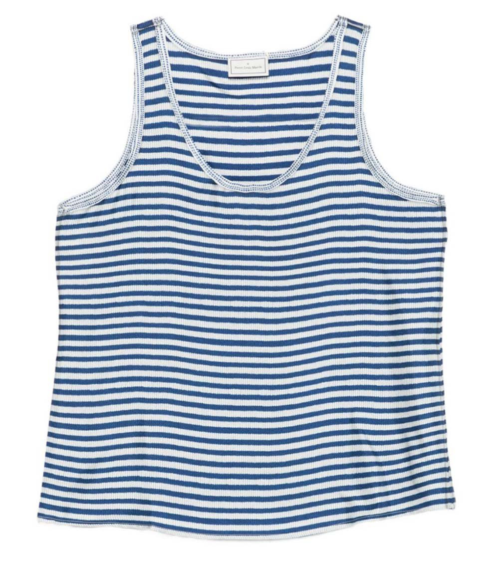 Striped Silk Top