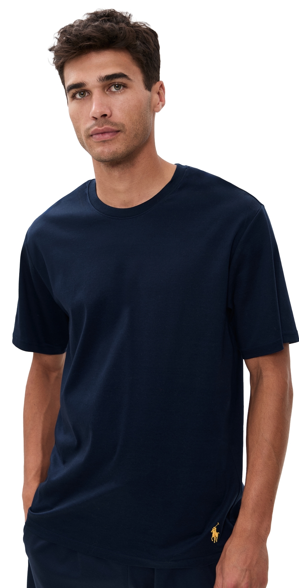Mercerized Cotton Sleep Shirt Cruise Navy