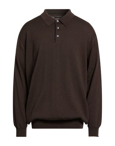 Man Sweater Dark brown Size 50 Virgin Wool