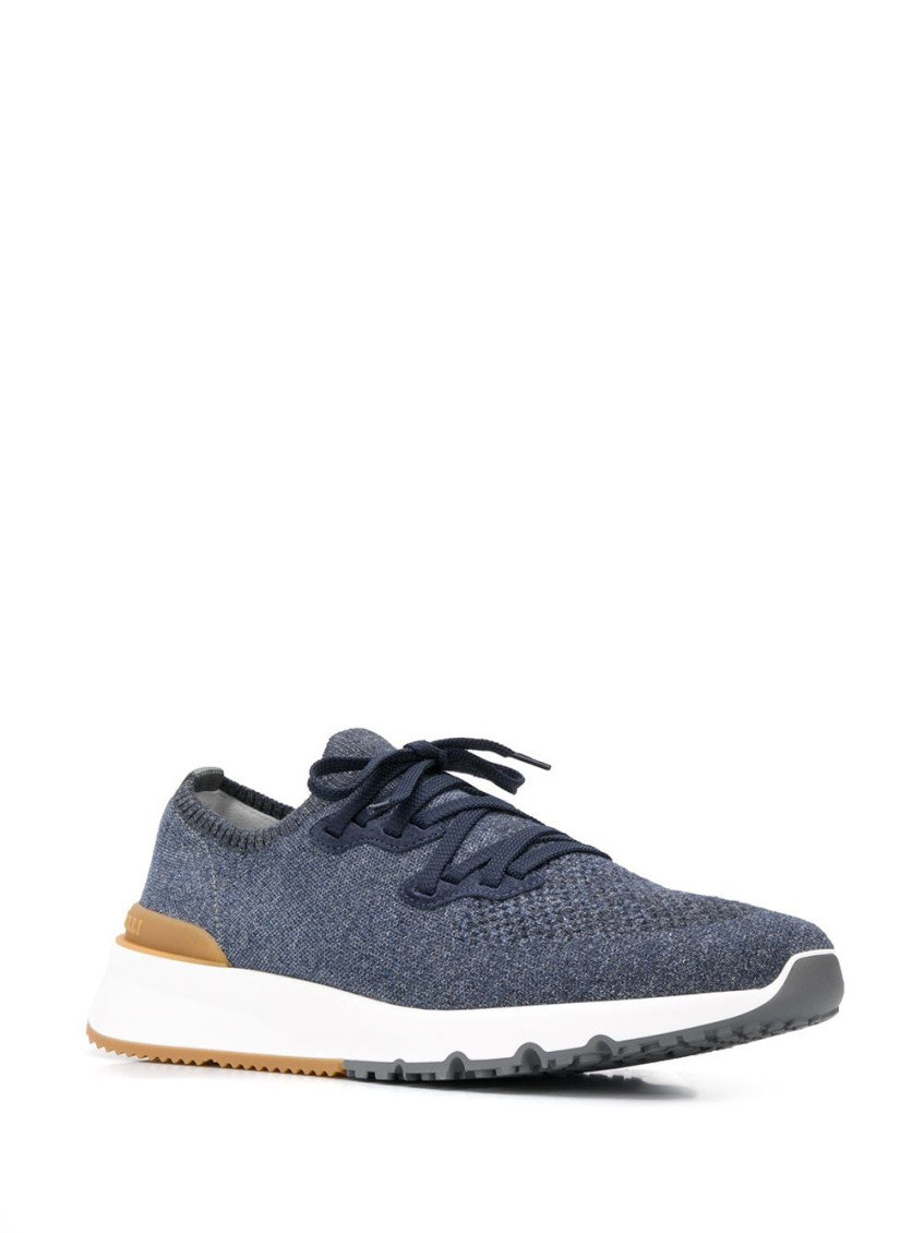 Runners In Chiné Cotton Knit