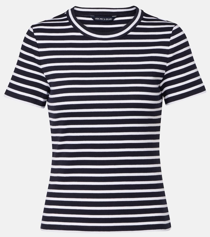 Pruitt striped cotton-blend T-shirt
