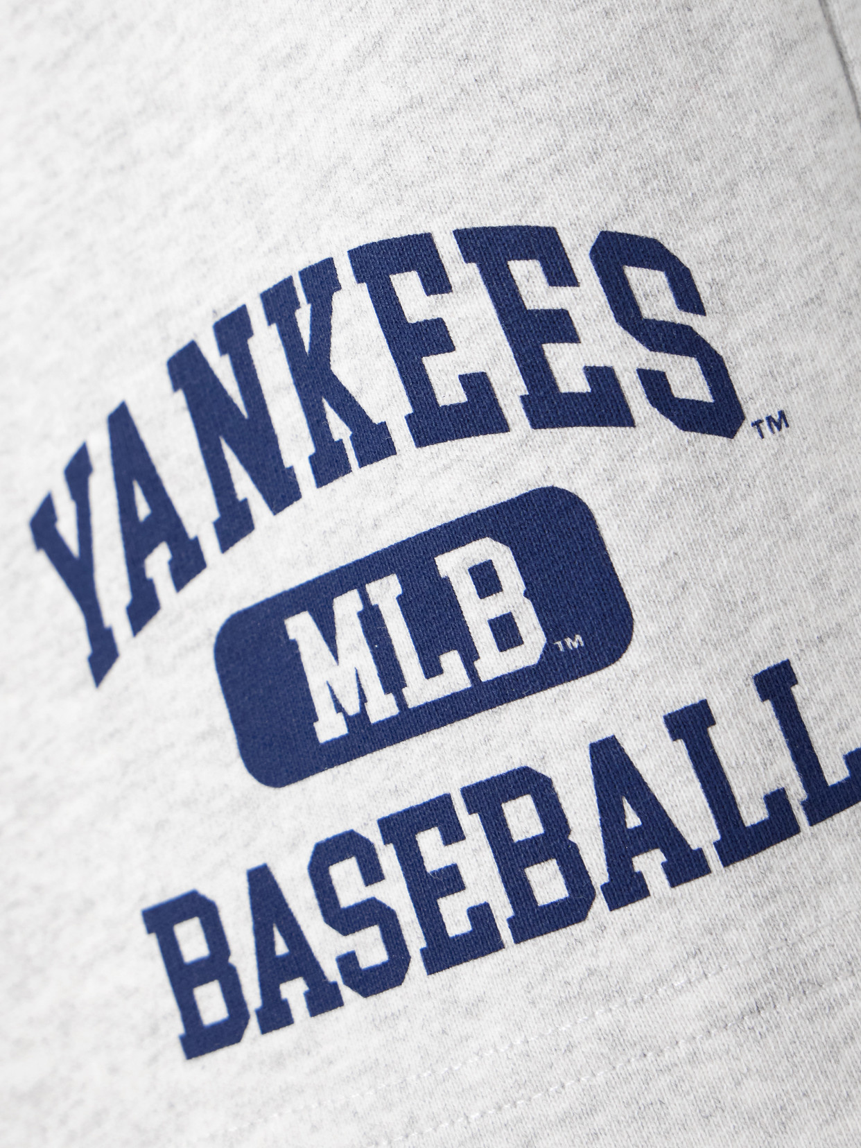 + New York Yankees Gym Printed Cotton-jersey Shorts - Gray