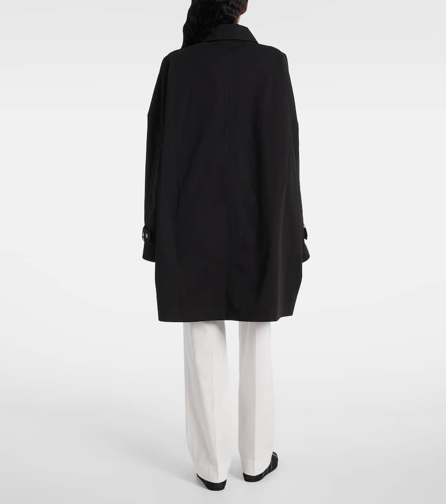 Oversized cotton coat