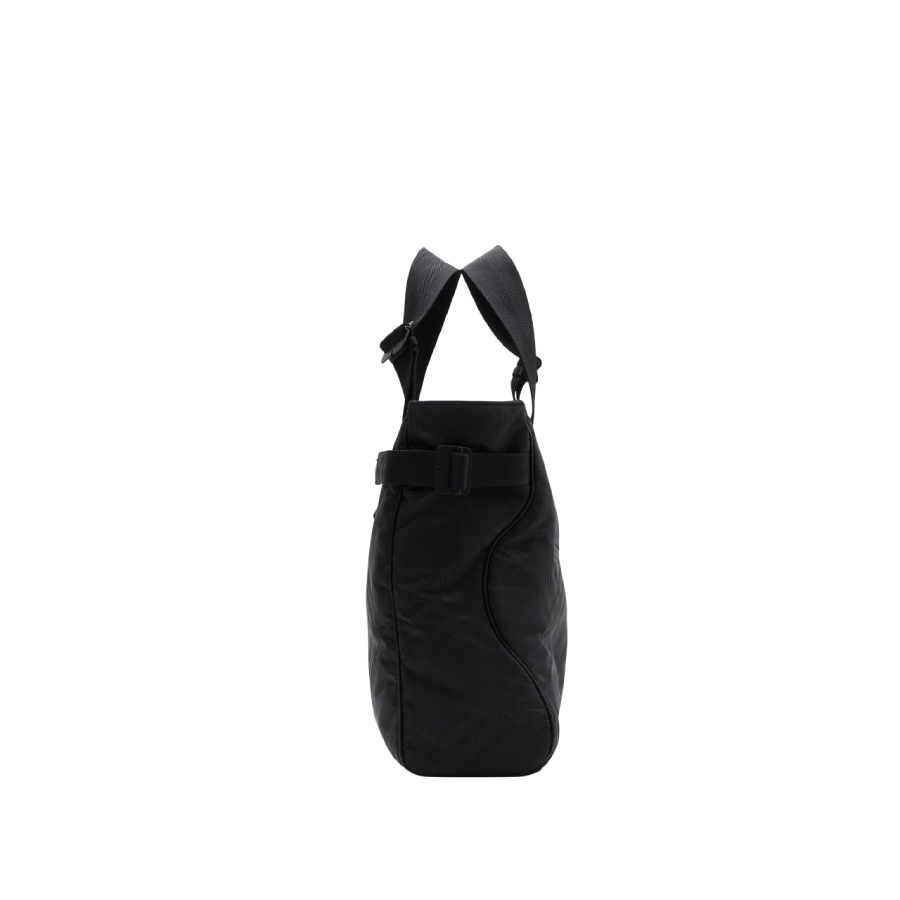 Check Jacquard Tote