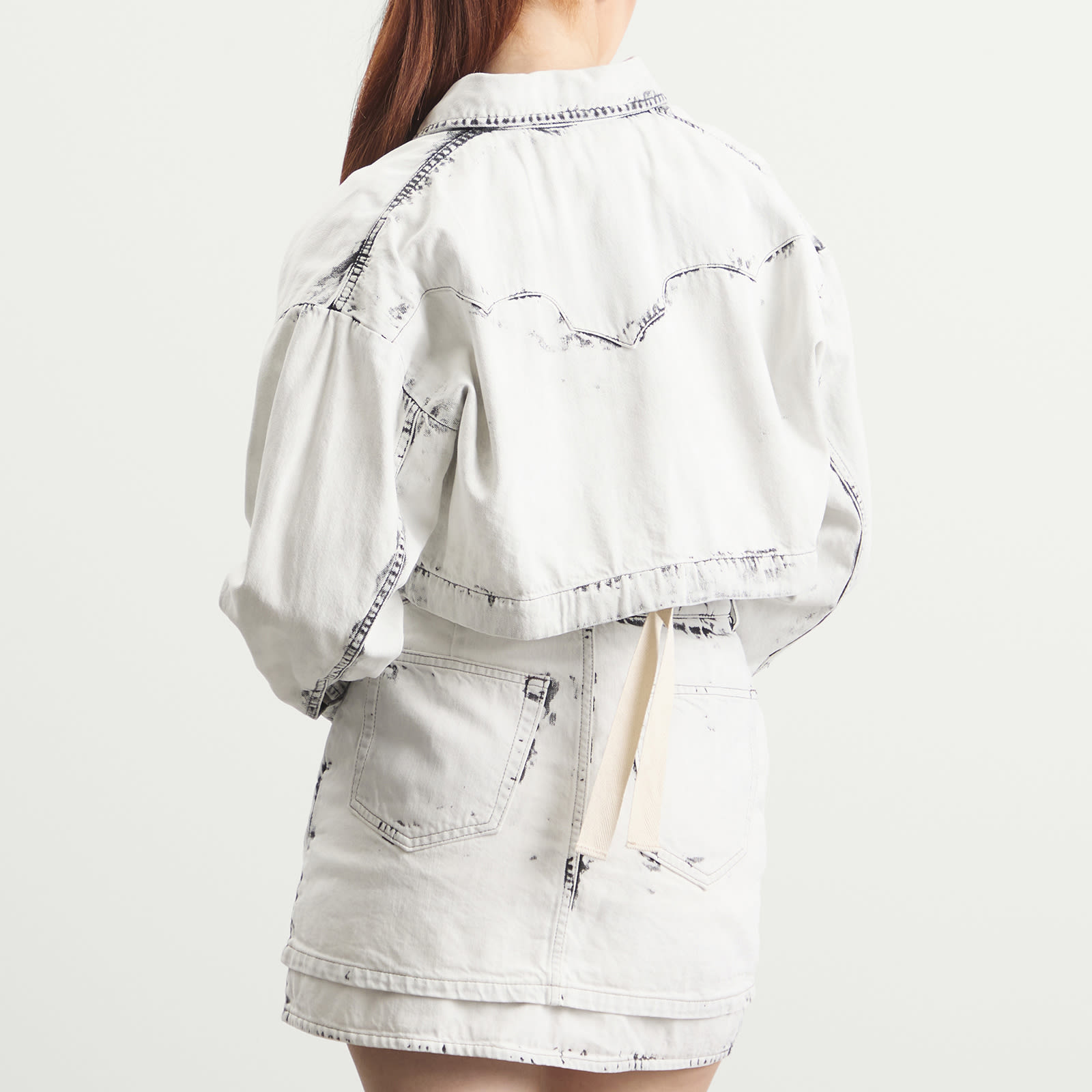 Women's TOGA Denim Short Shirt in Black