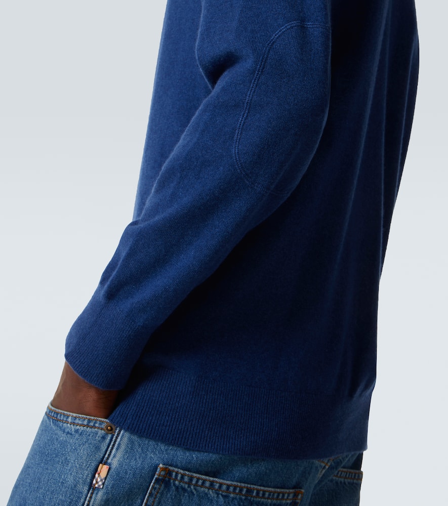 Mr Fenchurch cashmere half-zip sweater