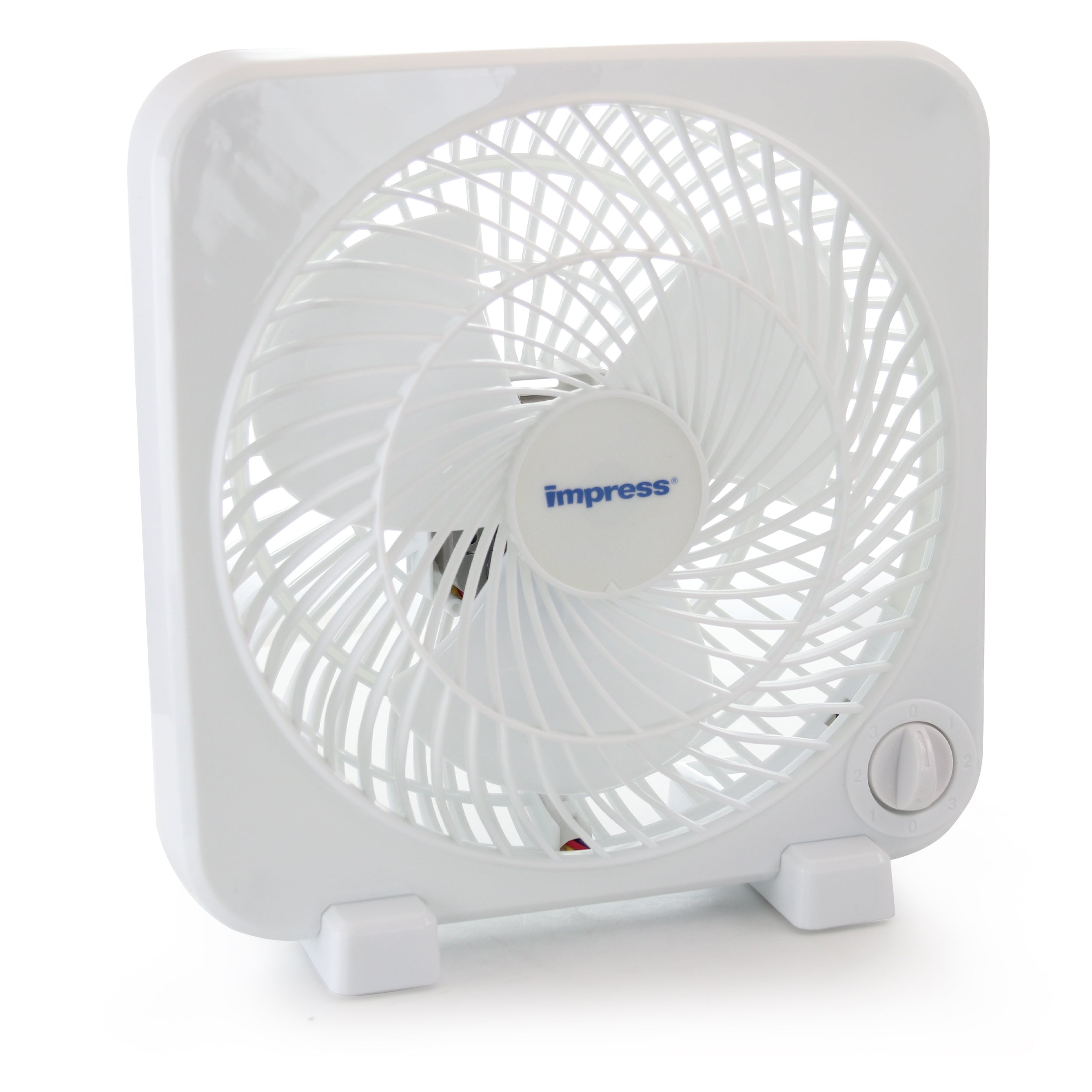 9 Inch Box Fan White