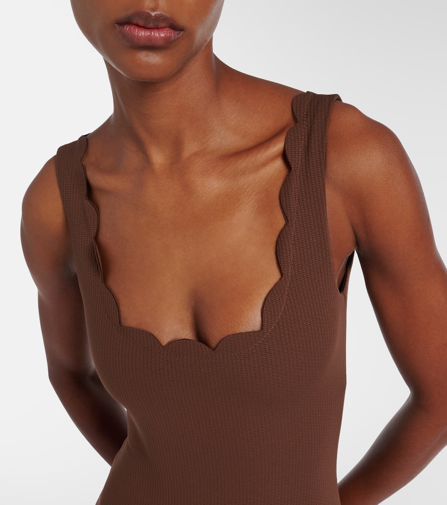 Palm Springs scalloped swimsuit