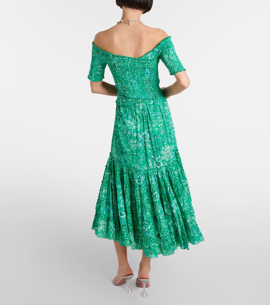 Soledad floral midi dress