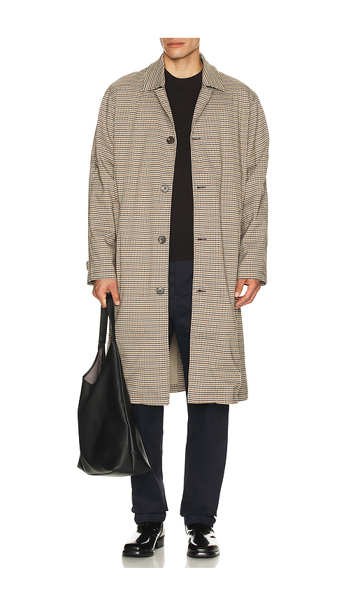 Bound Check Mac Jacket in Grey. S. Also in L, M, XL/1X