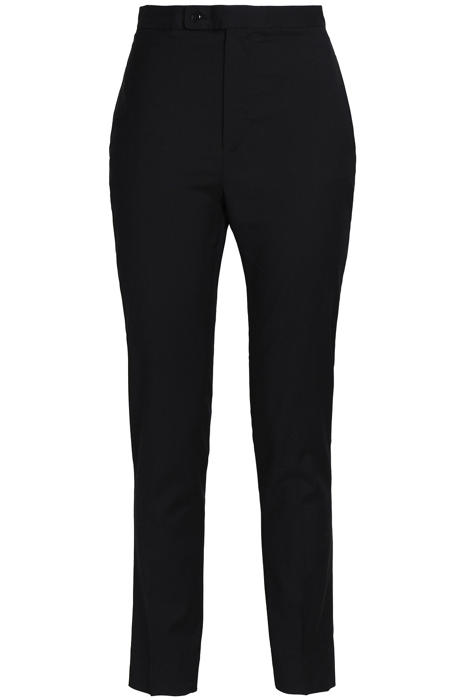 Wool tapered pants - Black - 25