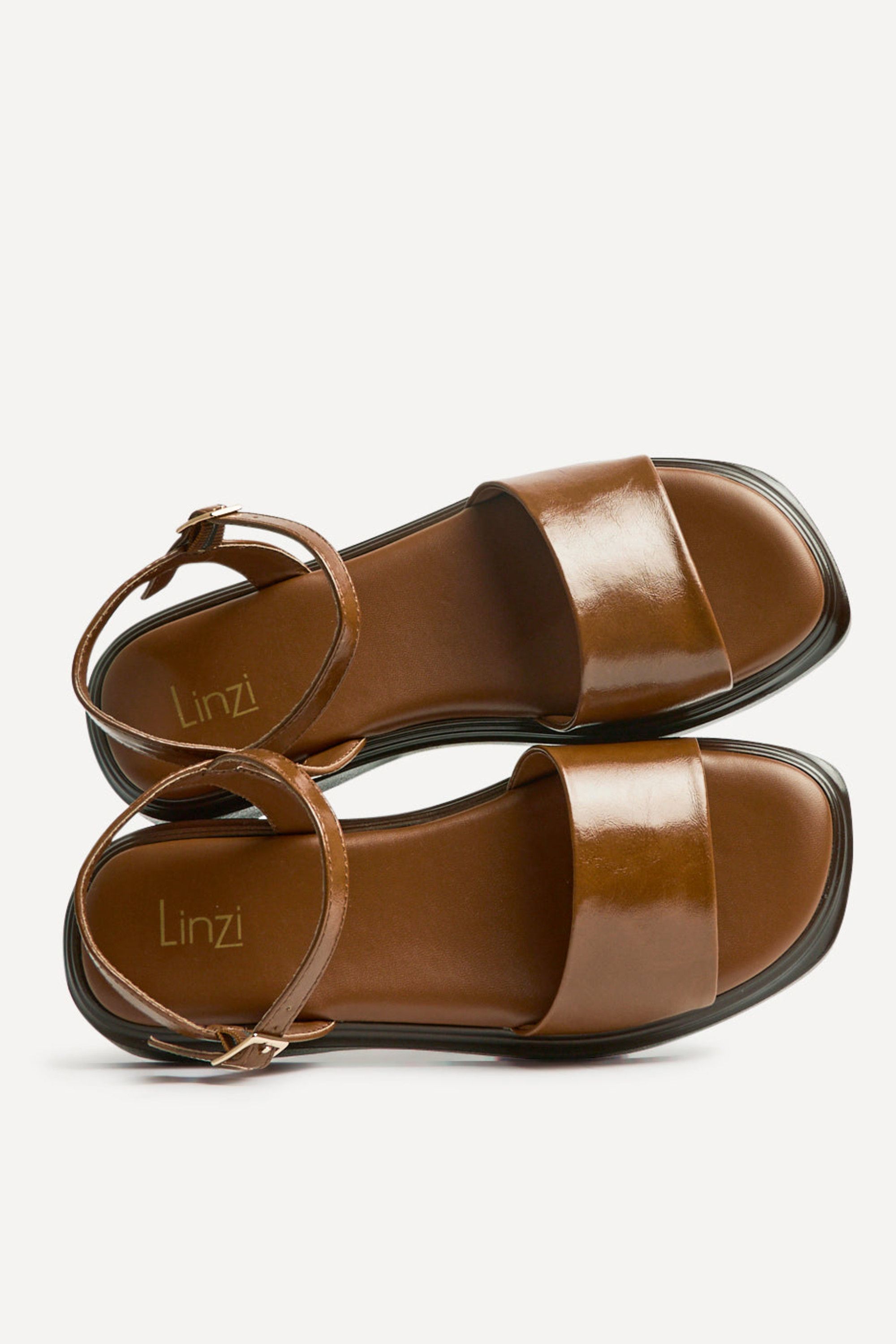 Linzi Balance Tan Flat Sanda