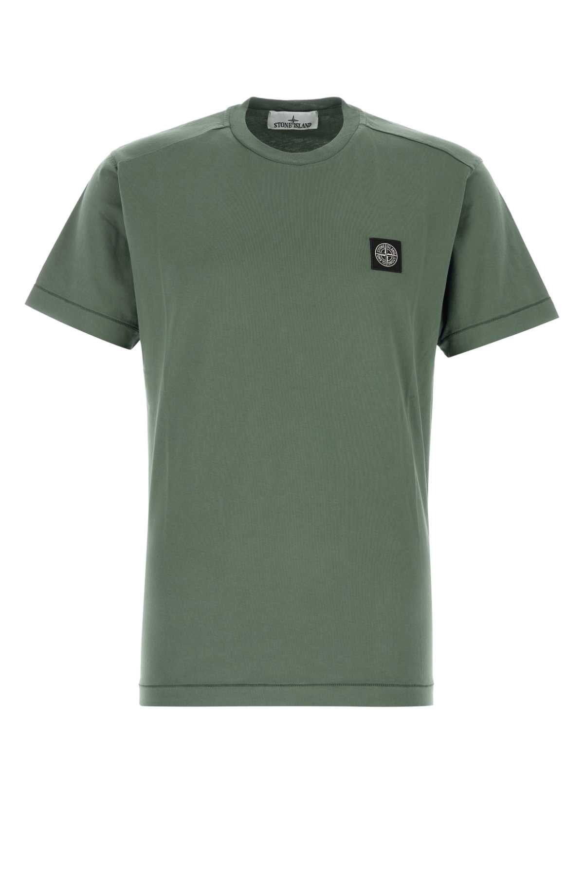 Cotton T-shirt — Green