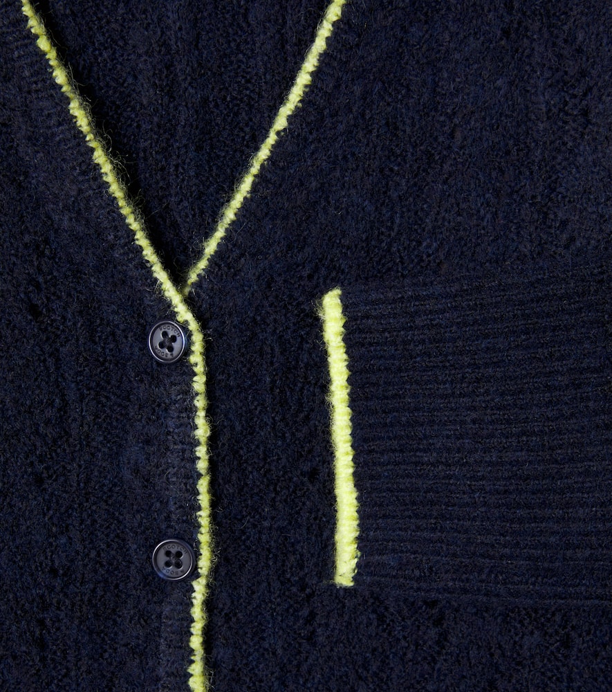 Cable-knit cardigan
