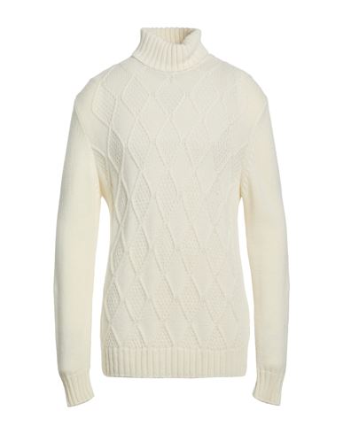Man Turtleneck Ivory Size 42 Acrylic, Wool, Alpaca wool
