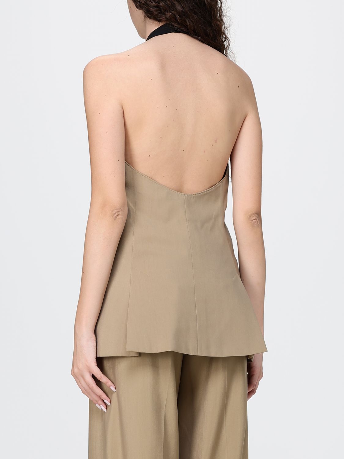 Waistcoat Woman color Camel