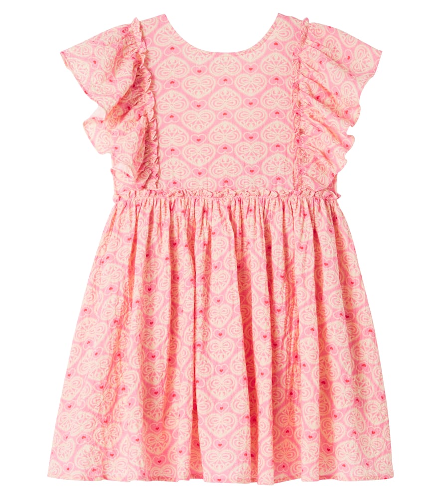 Konges Sløjd Ava printed bow-detail cotton dress