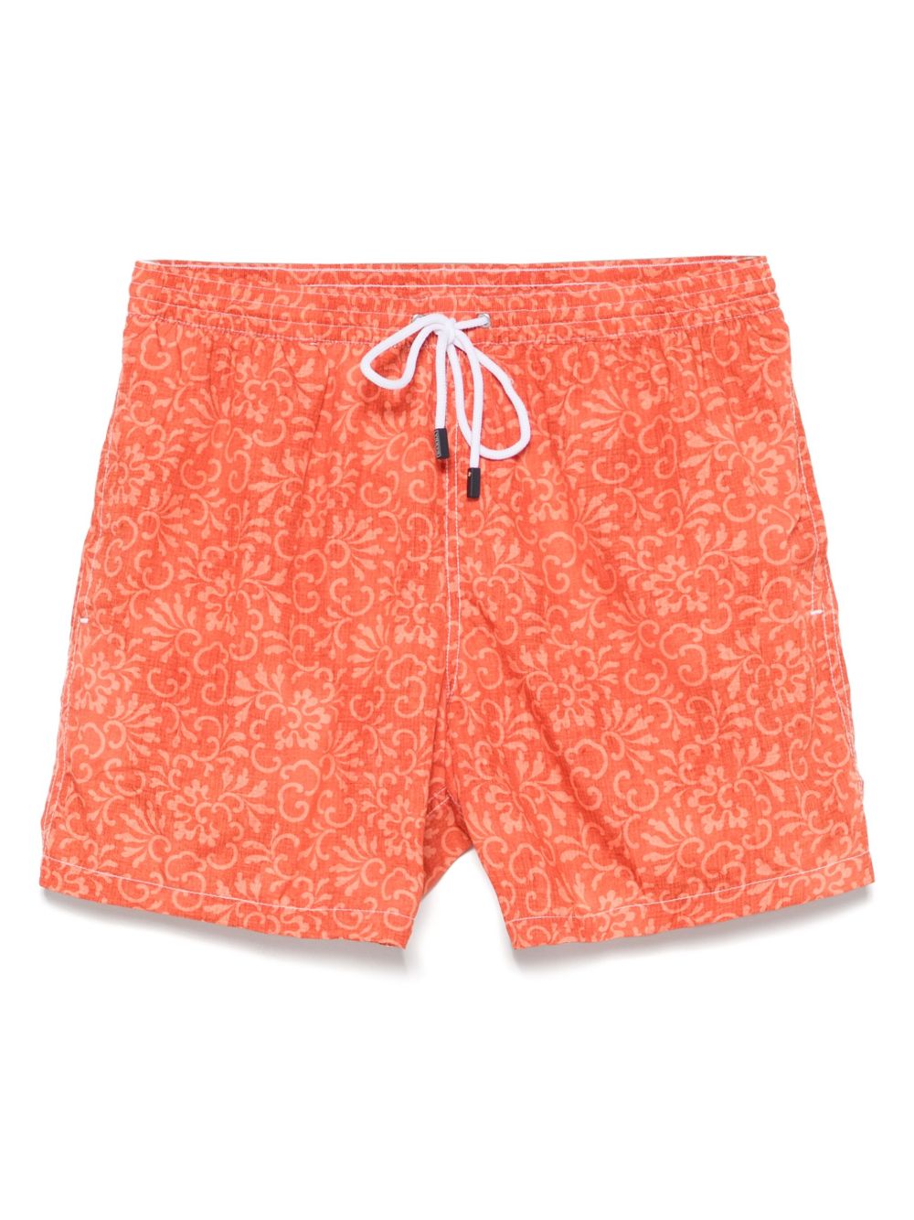 Barba floral-print swim shorts - Orange