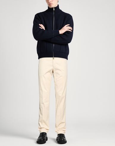 Man Pants Beige Size 40 Cotton, Elastane