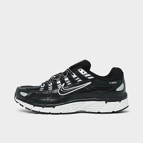 Men's P-6000 Casual Shoes in Black/White/Metallic Silver