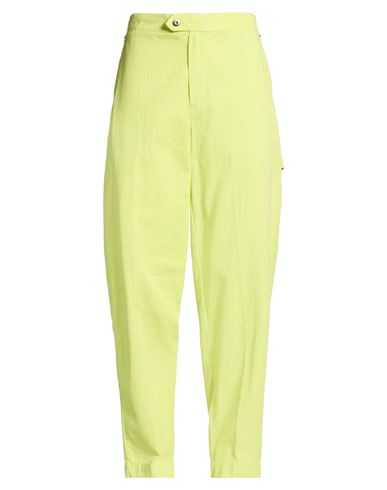 Man Pants Lime green Size M Cotton