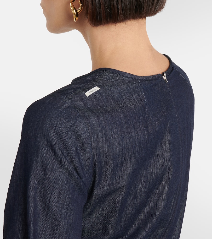 Valery denim midi dress