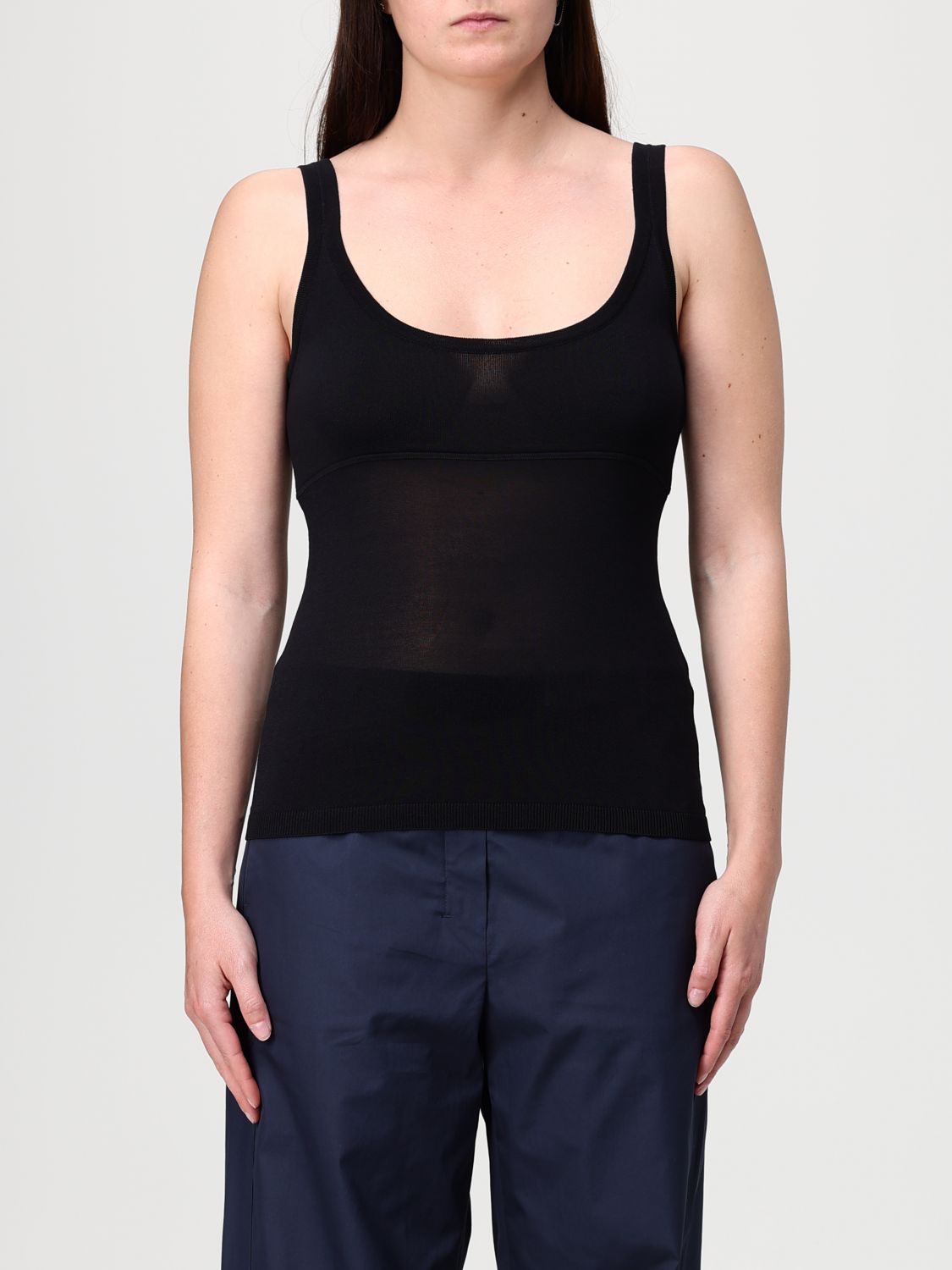 Top Woman color Black