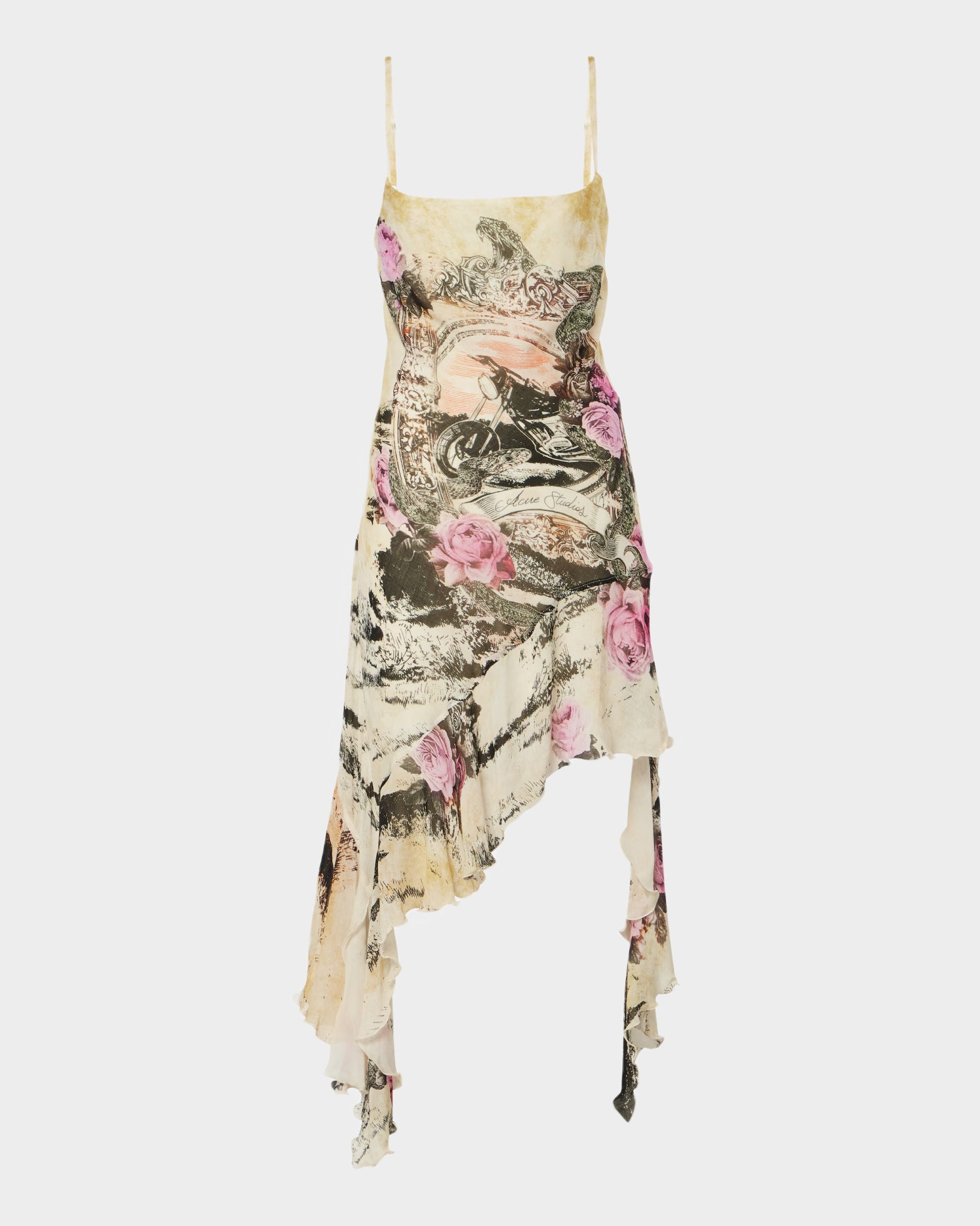 Acne Studios Dress Strap Print Yellow