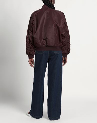 Woman Jacket Burgundy Size 1 Polyamide