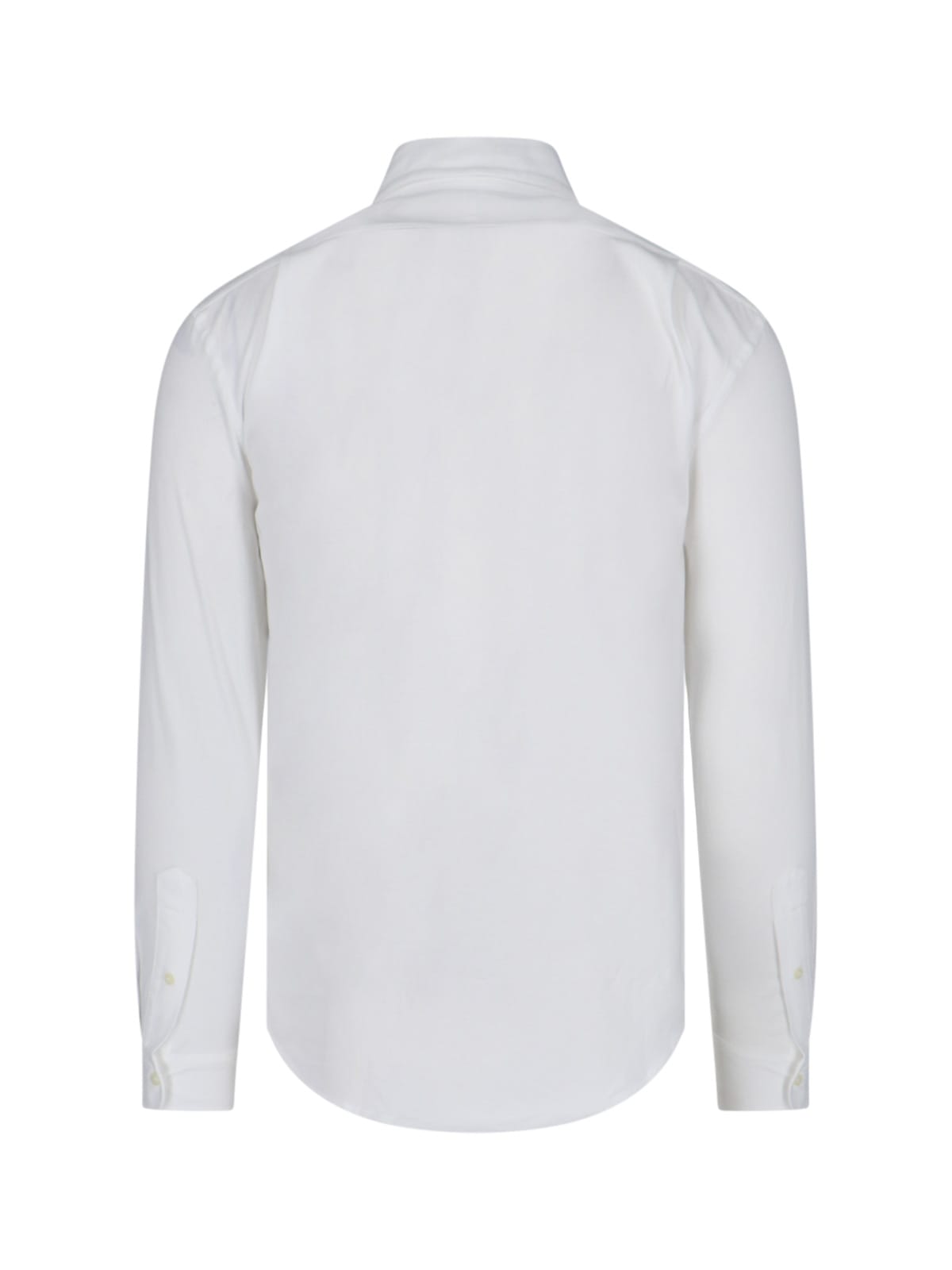 Embroidered polo-pony shirt - White