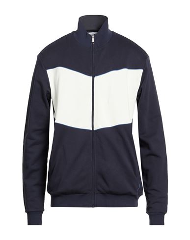 Man Sweatshirt Navy Size XS Cotton