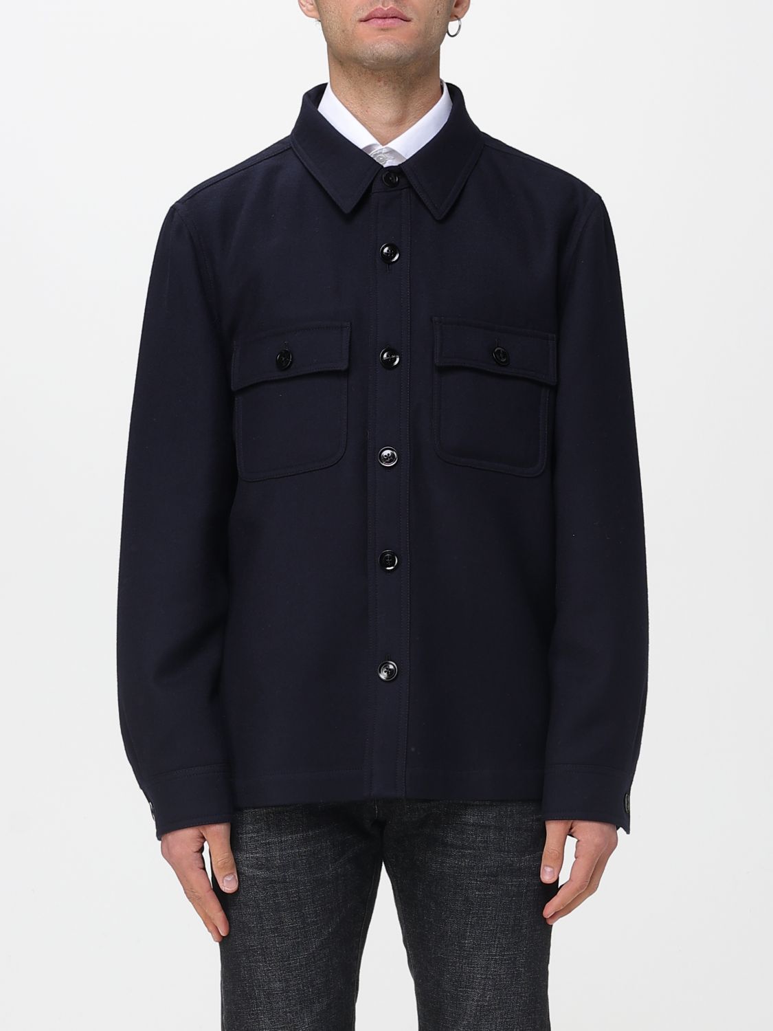 Blazer Men color Blue