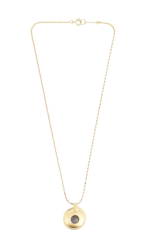 Isabel Marant Lam Short Necklace in Metallic Gold
