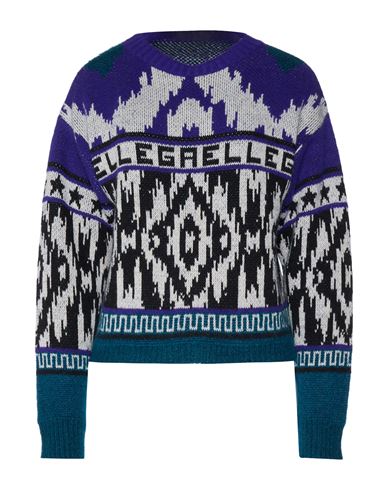 Woman Sweater Purple Size 1 Acrylic, Polyester, Polyacrylic, Wool, Viscose