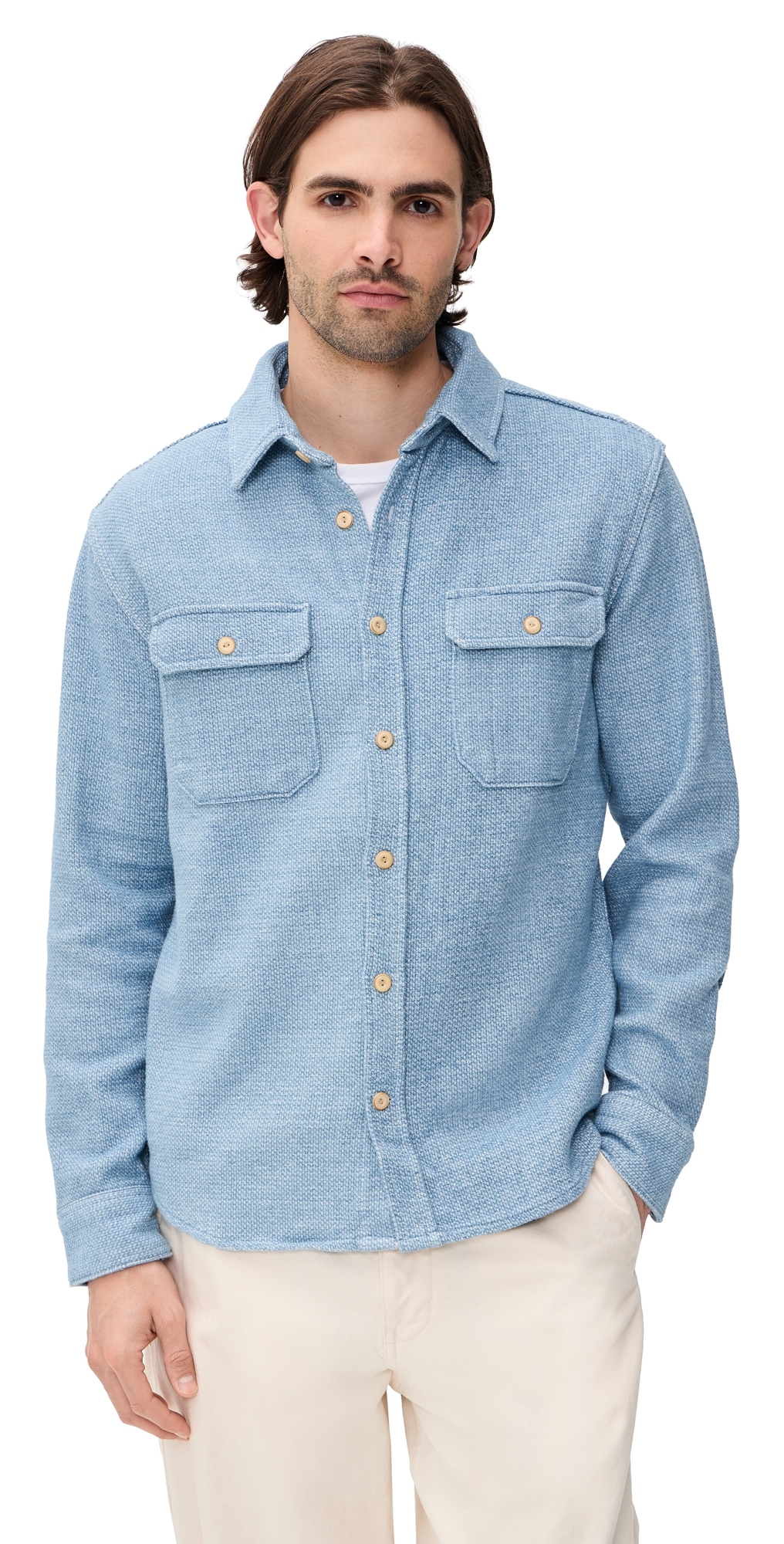 The Division Shirt Washed Indigo